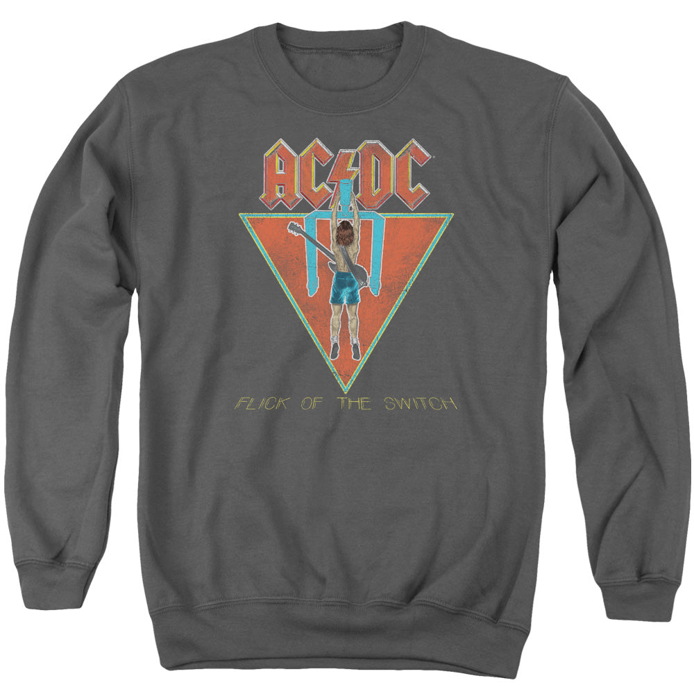 Acdc - Flick Of The Switch Adult Crewneck Sweatshirt - Forces Of Mankind
