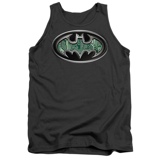 Batman - Circuitry Shield Adult Tank - Forces Of Mankind