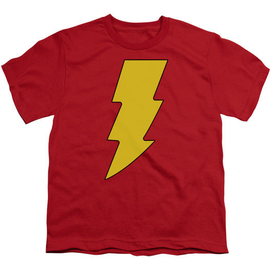 The Flash™ - Youth Kids T-Shirt (Ages 7+) - Short Sleeve Youth T Shirt - Shazam Logo, Lightning - Officially Licensed - S M L XL