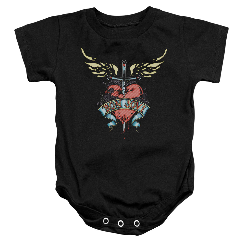 Bon Jovi™ Baby Onesie© - Officially Licensed - Daggered - Infant Snapsuit, Baby Shower Gift, Baby Bodysuit, Girl, Boy