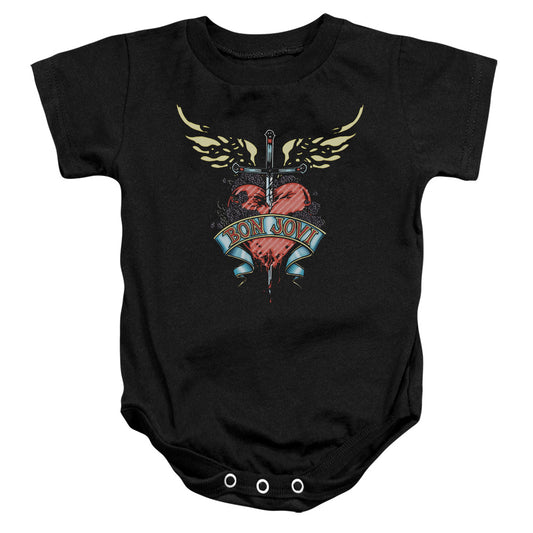 Bon Jovi™ Baby Onesie© - Officially Licensed - Daggered - Infant Snapsuit, Baby Shower Gift, Baby Bodysuit, Girl, Boy