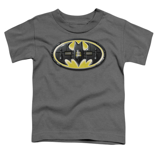 Batman - Bat Mech Logo Short Sleeve Toddler Tee - Forces Of Mankind