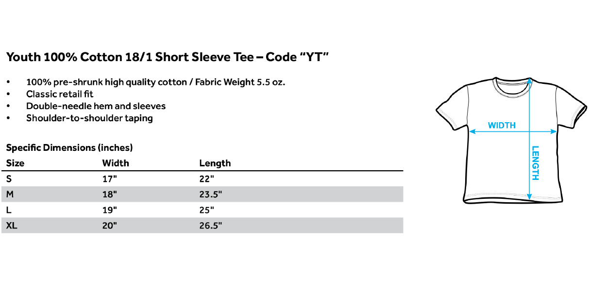 Skid Row - Youth Kids T-Shirt (Ages 7+) - Short Sleeve Youth Tee - Flagged