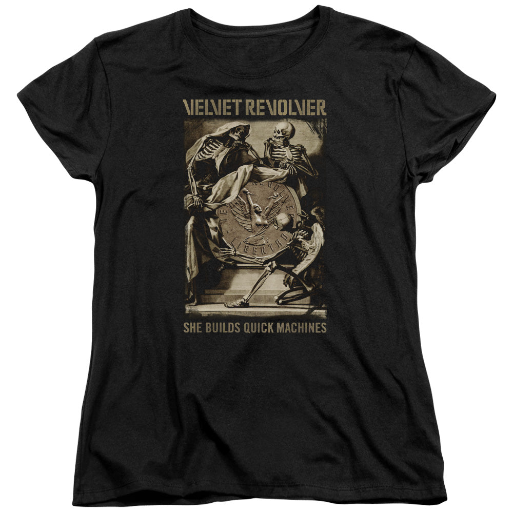 Velvet Revolver™ - Women's Tee - Short Sleeve Women's T-Shirt - Loose Fit - Quick Machines - Officially Licensed
