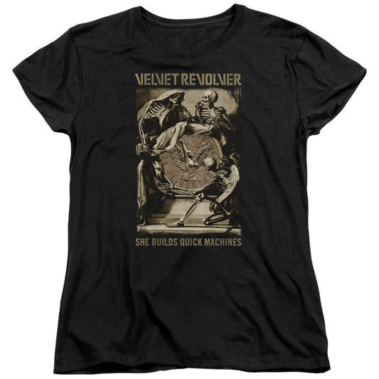 Velvet Revolver™ - Women's Tee - Short Sleeve Women's T-Shirt - Loose Fit - Quick Machines - Officially Licensed