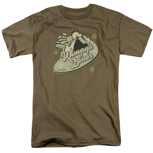 Popeye™ Shirt - Officially Licensed - Wimpy's Diner - Adult Unisex Short Sleeve T-Shirt