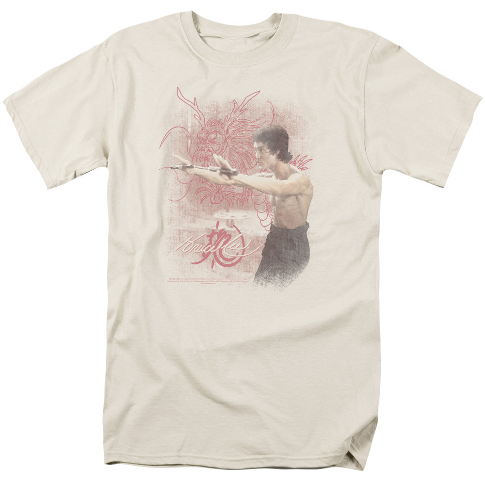 Bruce Lee™ Shirt - Officially Licensed - Adult Unisex Short Sleeve T-Shirt - Martial Arts Shirt - Kung Fu Shirt - Power Of The Dragon
