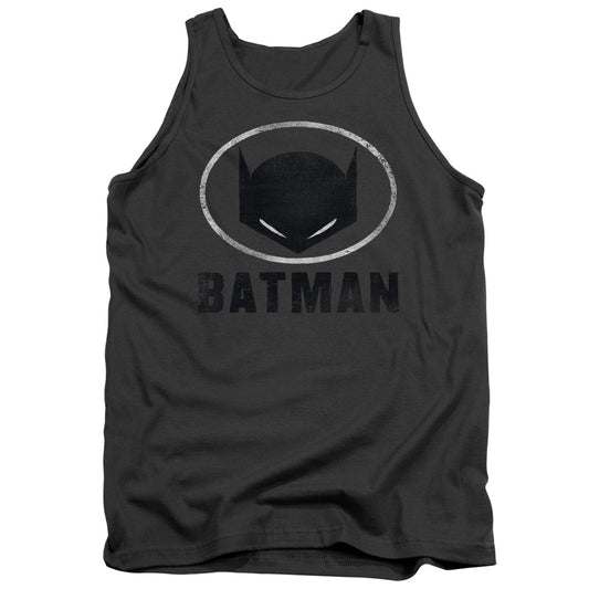 Batman - Mask In Oval Adult Tank - Forces Of Mankind