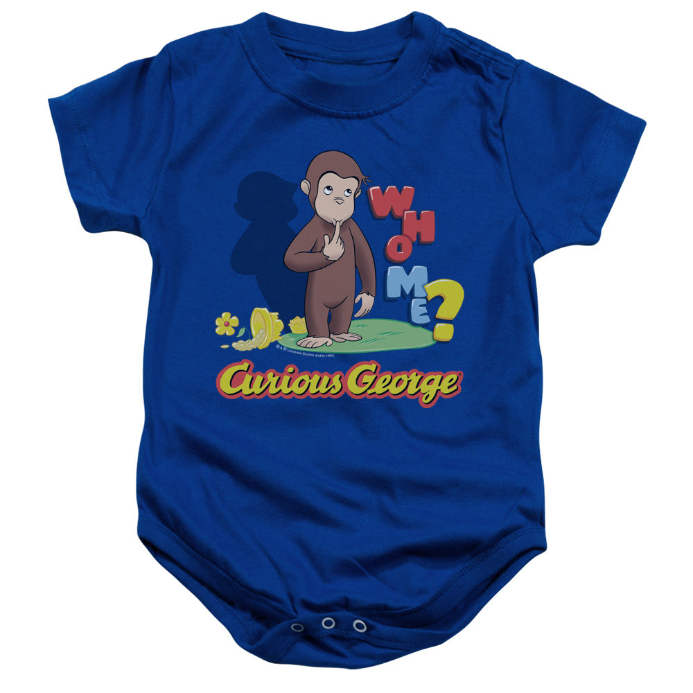 Curious George - Baby Onesie - Officially Licensed - Who Me - Infant Snapsuit, Baby Bodysuit, Baby Clothes, Baby Boy Girl Gift