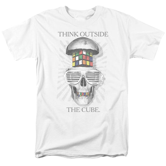 Rubik's Cube™ Shirt - Officially Licensed - Outside The Cube - Adult Unisex Short Sleeve T-Shirt