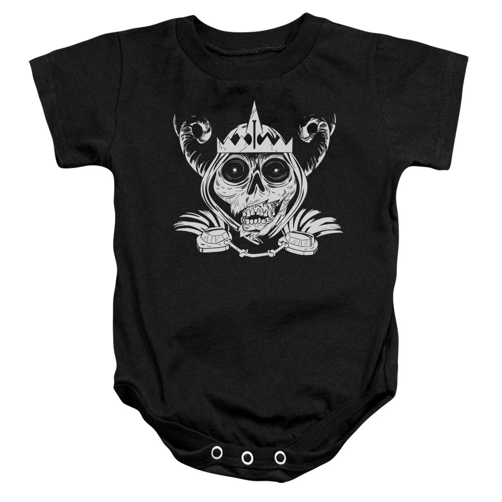 Adventure Time Baby Onesie - Officially Licensed - Skull Face - Baby Bodysuit, Infant Snapsuit