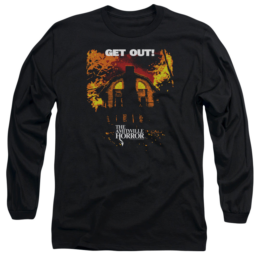 Amityville Horror - Get Out Long Sleeve Adult 18/1 - Forces Of Mankind