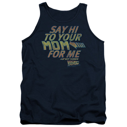 Back To The Future - Say Hi Adult Tank - Forces Of Mankind