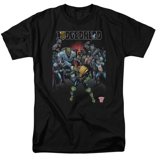 Judge Dredd™ Comic Shirt - Officially Licensed - Adult Unisex Short Sleeve T-Shirt - Behind You