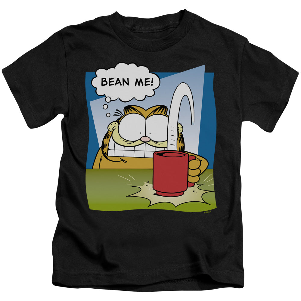 Garfield™ - Kids T-Shirt (Ages 4-7) - Bean Me - Officially Licensed - Short Sleeve Juvenile Kids T Shirt - Size 4 5 6 7