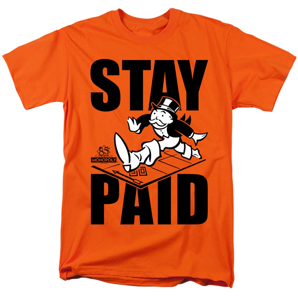 Monopoly™ Shirt - Officially Licensed - Stay Paid - Adult Unisex Short Sleeve T-Shirt