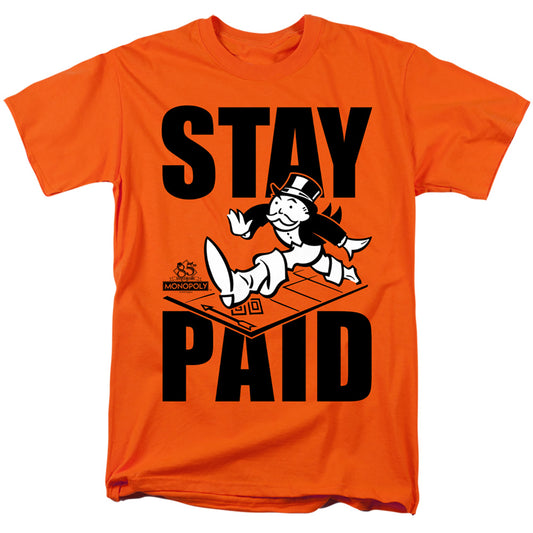 Monopoly™ Shirt - Officially Licensed - Stay Paid - Adult Unisex Short Sleeve T-Shirt