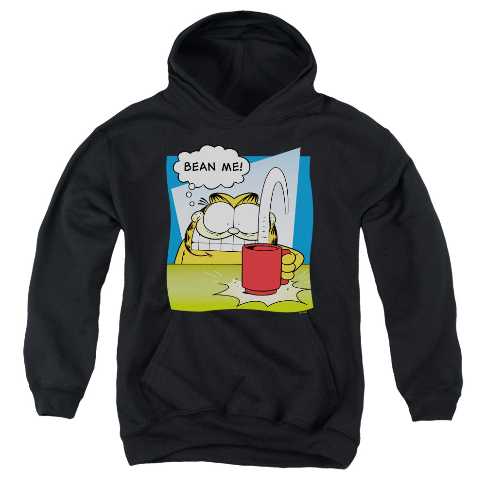Garfield™ Youth Kids Hoodie (Ages7+) - Bean Me - Officially Licensed - Youth Kids Pull Over Hoodie