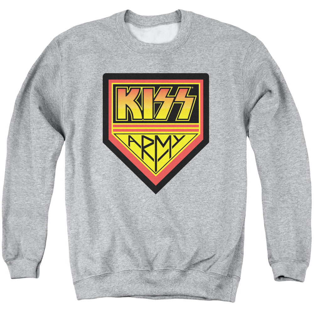 KISS™ Sweatshirt - Officially Licensed - Army Logo - Adult Unisex Crewneck Sweatshirt