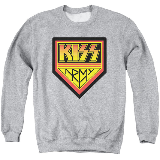KISS™ Sweatshirt - Officially Licensed - Army Logo - Adult Unisex Crewneck Sweatshirt