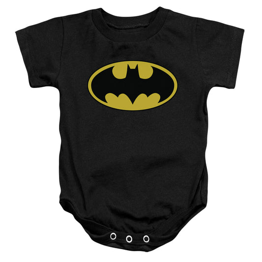 Batman - Classic Logo Baby Onesie, Baby Bodysuit, Infant Snapsuit, Rock And Roll, Highway To Hell - Forces Of Mankind