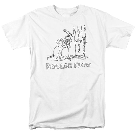Regular Show™ Shirt - Officially Licensed - Adult Unisex Short Sleeve T-Shirt - Cartoon Network, Mordecai, Rigby - Tattoo Art