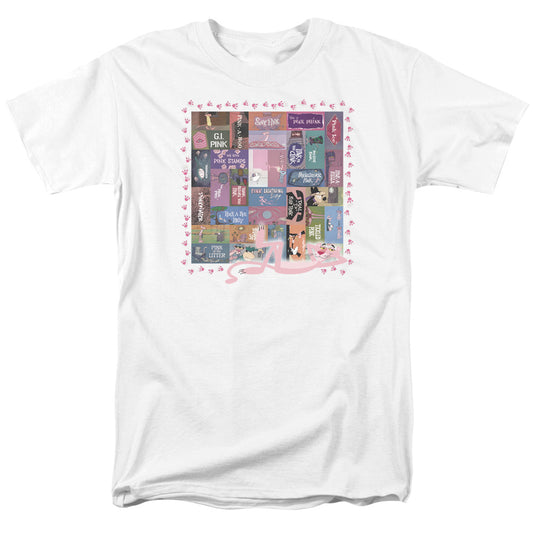 Pink Panther™ Shirt - Officially Licensed - Vintage Titles - Adult Unisex Short Sleeve T-Shirt