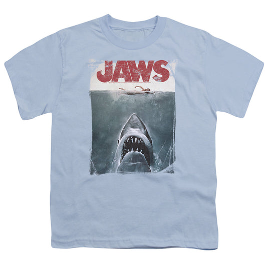 Jaws™ - Youth Kids T-Shirt (Ages 7+) - Short Sleeve Youth T-Shirt Tee Movie - Title - Officially Licensed - S M L XL