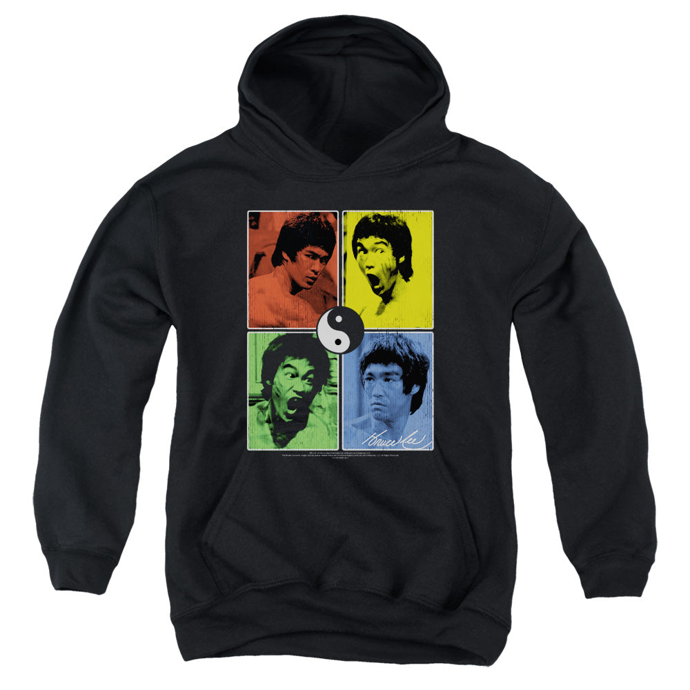 Bruce Lee™ - Youth Kids Hoodie (Ages 7+) - Officially Licensed - Enter Color Block - Youth Pull Over Hoodie