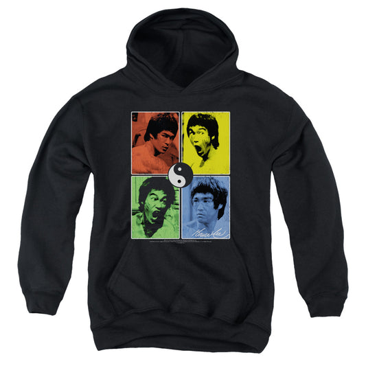 Bruce Lee™ - Youth Kids Hoodie (Ages 7+) - Officially Licensed - Enter Color Block - Youth Pull Over Hoodie