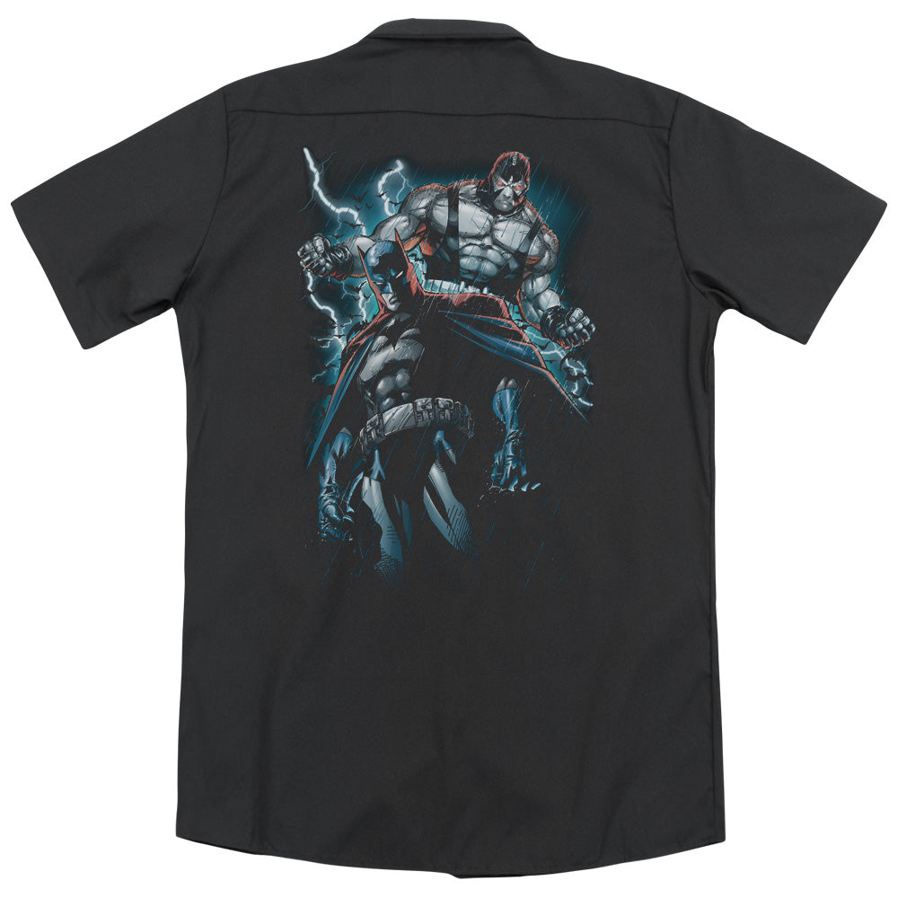 Batman - Evil Rising (Back Print) Adult Work Shirt - Forces Of Mankind