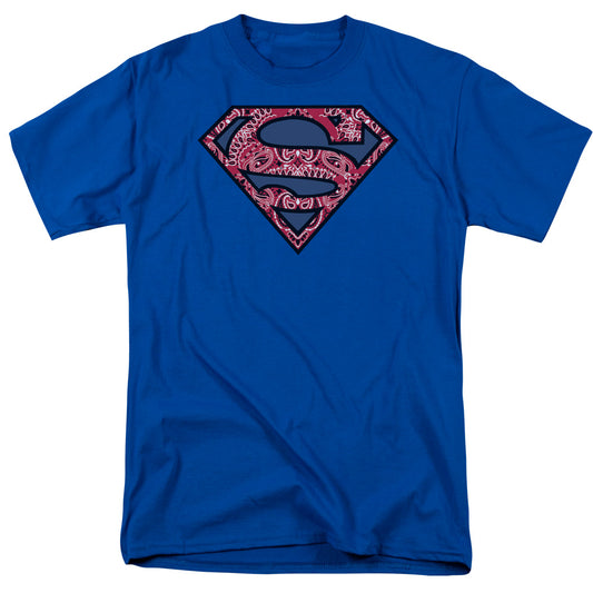 Superman™ Shirt - Officially Licensed - DC Comics - Paisley Shield - Adult Unisex Short Sleeve T-Shirt