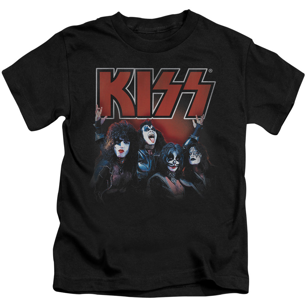 KISS™ - Juvenile Kids T-Shirt (Ages 4-7) - Short Sleeve Juvenile T-Shirt Tee - Kings - Officially Licensed - Size 4 5 6 7