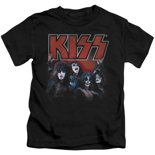 KISS™ - Juvenile Kids T-Shirt (Ages 4-7) - Short Sleeve Juvenile T-Shirt Tee - Kings - Officially Licensed - Size 4 5 6 7