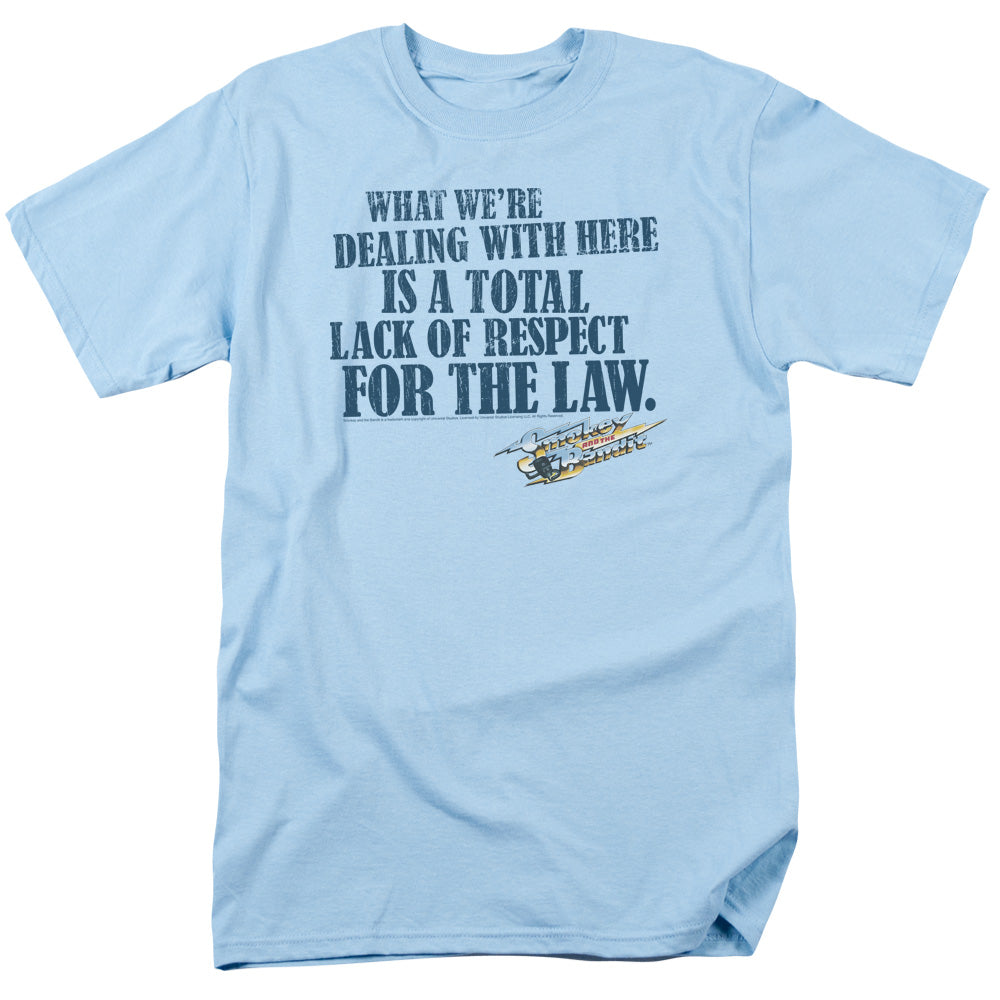 Smokey And The Bandit™ Shirt - Officially Licensed - Adult Unisex Short Sleeve T-Shirt - Lack Of Respect