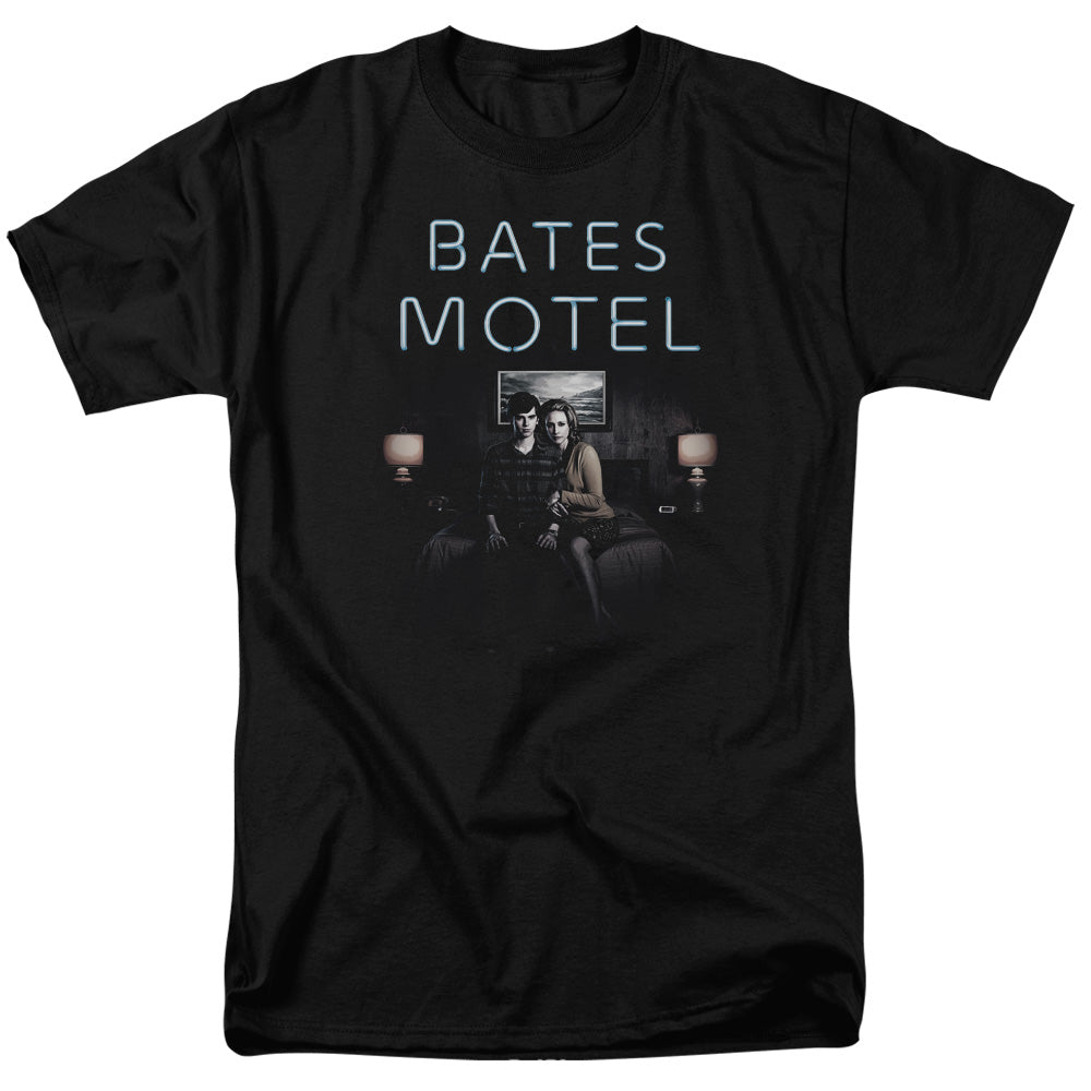 Bates Motel™ Psycho™ Horror TV Show Shirt - Motel Room - Adult Unisex Short Sleeve T-Shirt - Officially Licensed