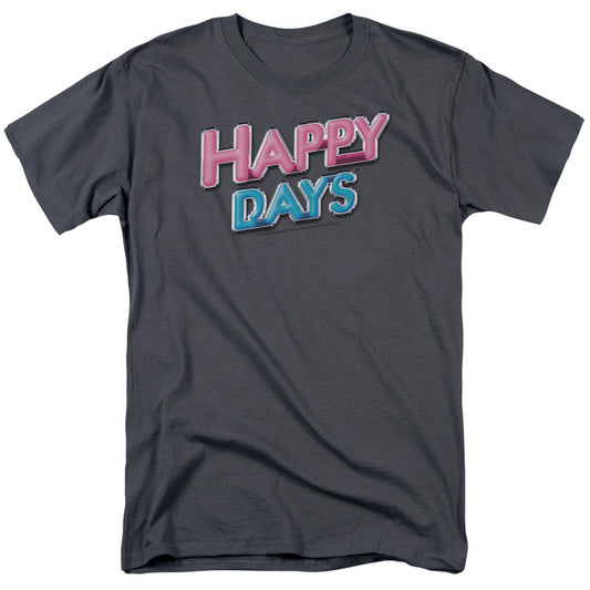 Happy Days™ TV Show Shirt - Officially Licensed - Happy Days Logo - Adult Unisex Short Sleeve T-Shirt