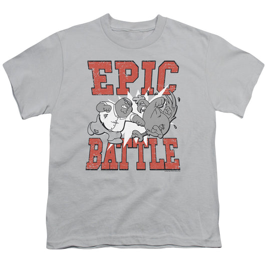 Family Guy™ - Youth Kids T-Shirt (Ages 7+) - Short Sleeve Youth T Shirt - Epic Battle - Officially Licensed - S M L XL