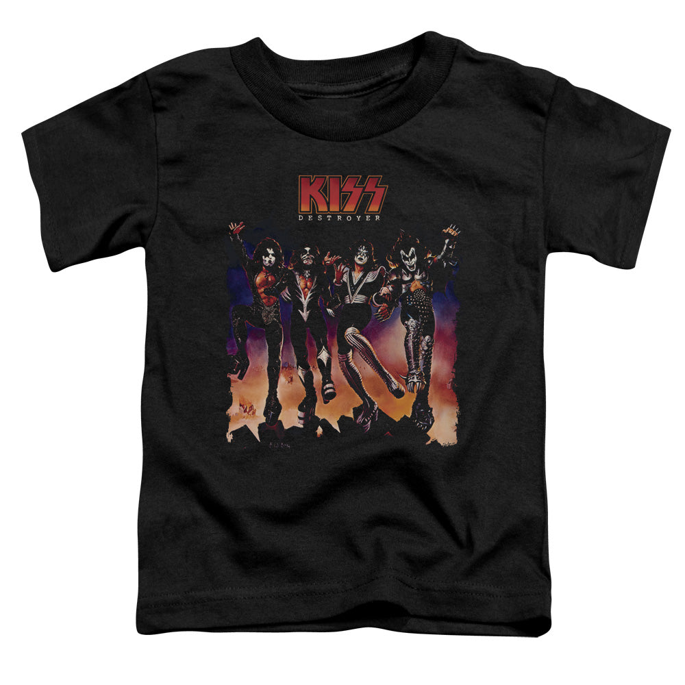 KISS™ - Toddler Kids T-Shirt (Ages 2-4) - Short Sleeve Toddler Tee - Destroyer Cover - Officially Licensed - 2T 3T 4T