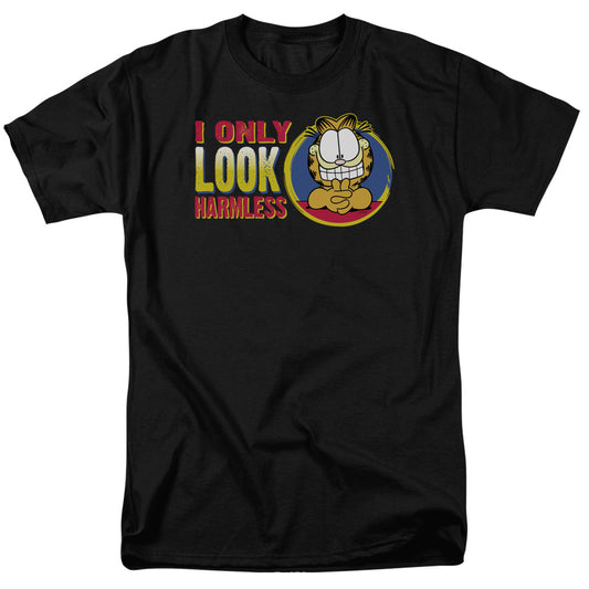 Garfield™ Shirt - Officially Licensed - Adult Unisex Short Sleeve T-Shirt - I Only Look Harmless