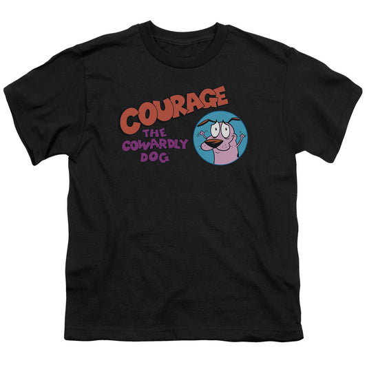 Courage The Cowardly Dog™ Youth Kids Shirt (Ages 7+) - Officially Licensed - Courage Logo - Youth T-Shirt - S M L XL