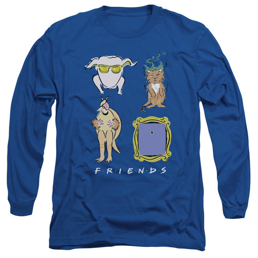 Friends - Symbols - Unisex Adult Long Sleeve T-Shirt - Friends TV Show, Gift, Shirt, Rachel, Monica, Central Perk, Joey