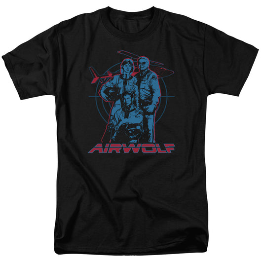 Airwolf™ Shirt - Graphic - Vintage TV Shirt - Adult Unisex Short Sleeve T-Shirt - Helicopter - Officially Licensed