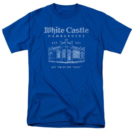 White Castle™ Shirt - Officially Licensed - By The Sack - Fast Food Restaurant - Adult Unisex Short Sleeve T-Shirt