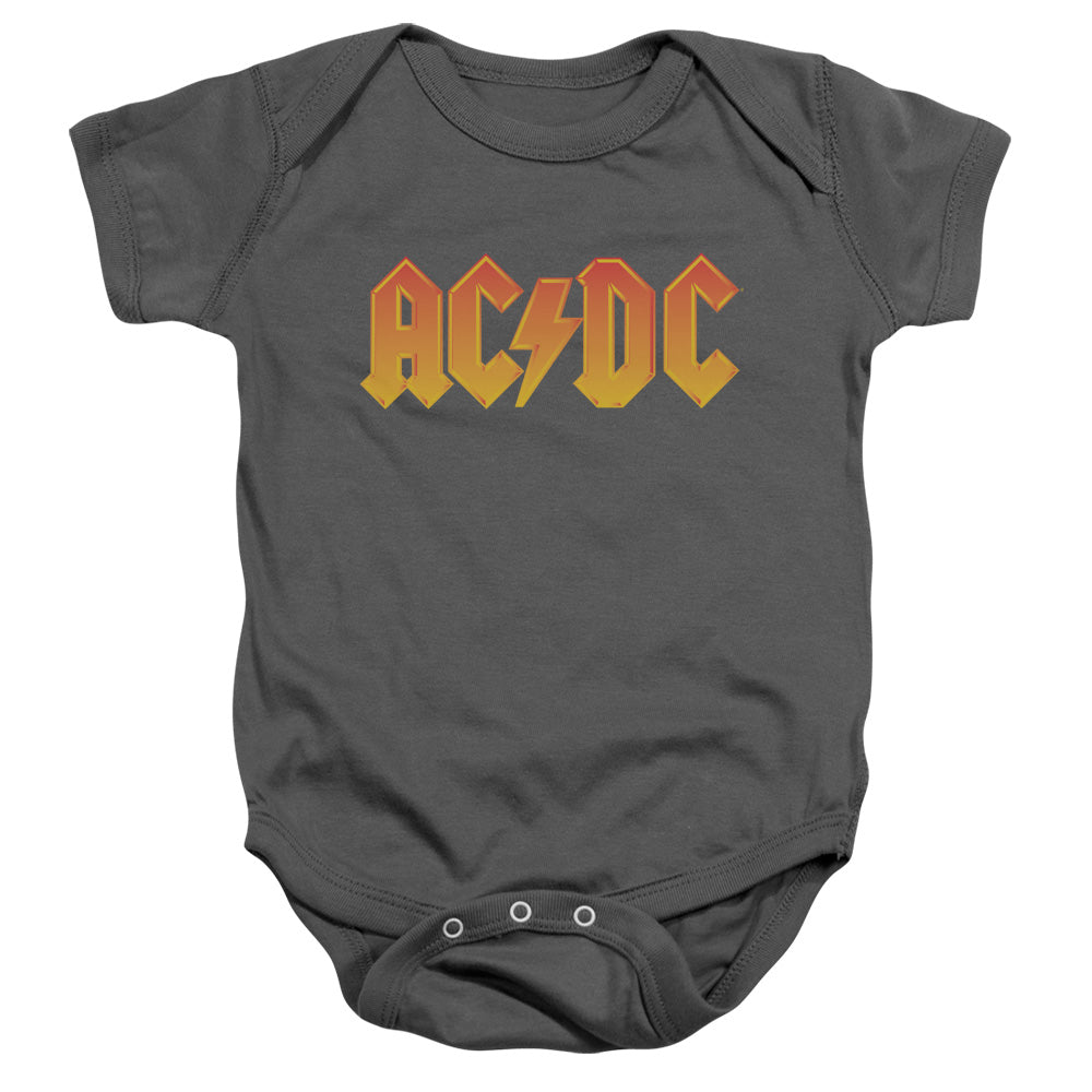 Acdc - Logo Baby Onesie, Baby Bodysuit, Infant Snapsuit, Rock And Roll, Highway To Hell - Forces Of Mankind