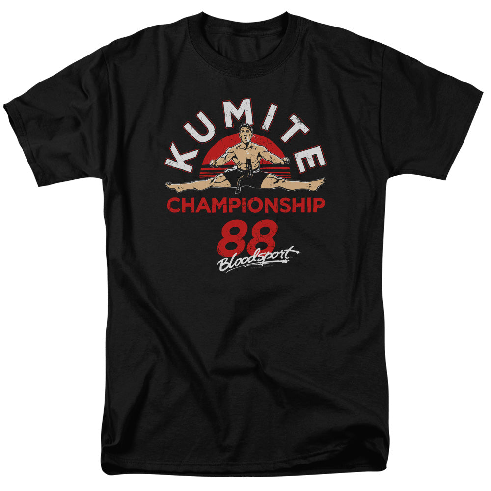 Bloodsport™ Action Movie Shirt - Martial Arts Shirt - Jean Claude Van Damme - Adult Unisex Short Sleeve T-Shirt - Championship 88