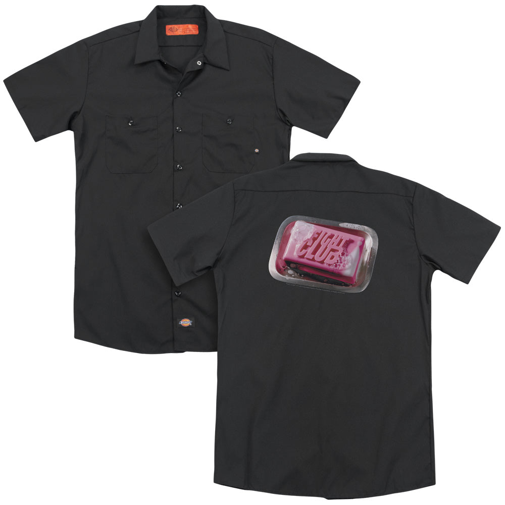 Fight Club™ Button Shirt - Soap - Adult Short Sleeve Work Shirt - Dickies Brand