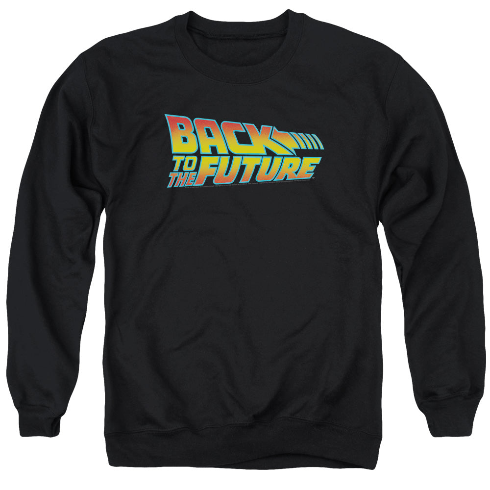 Back To The Future - Logo Adult Crewneck Sweatshirt - Forces Of Mankind