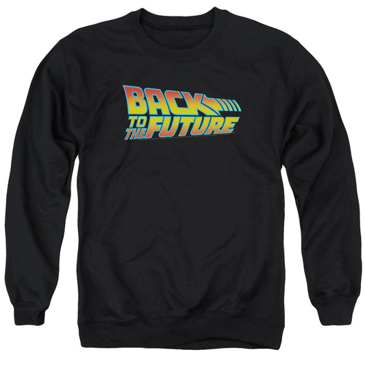 Back To The Future - Logo Adult Crewneck Sweatshirt - Forces Of Mankind