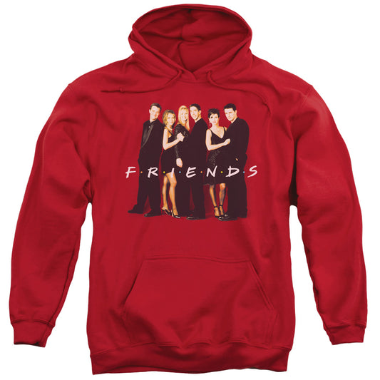 Friends - Cast In Black Adult Pull Over Hoodie - Forces Of Mankind